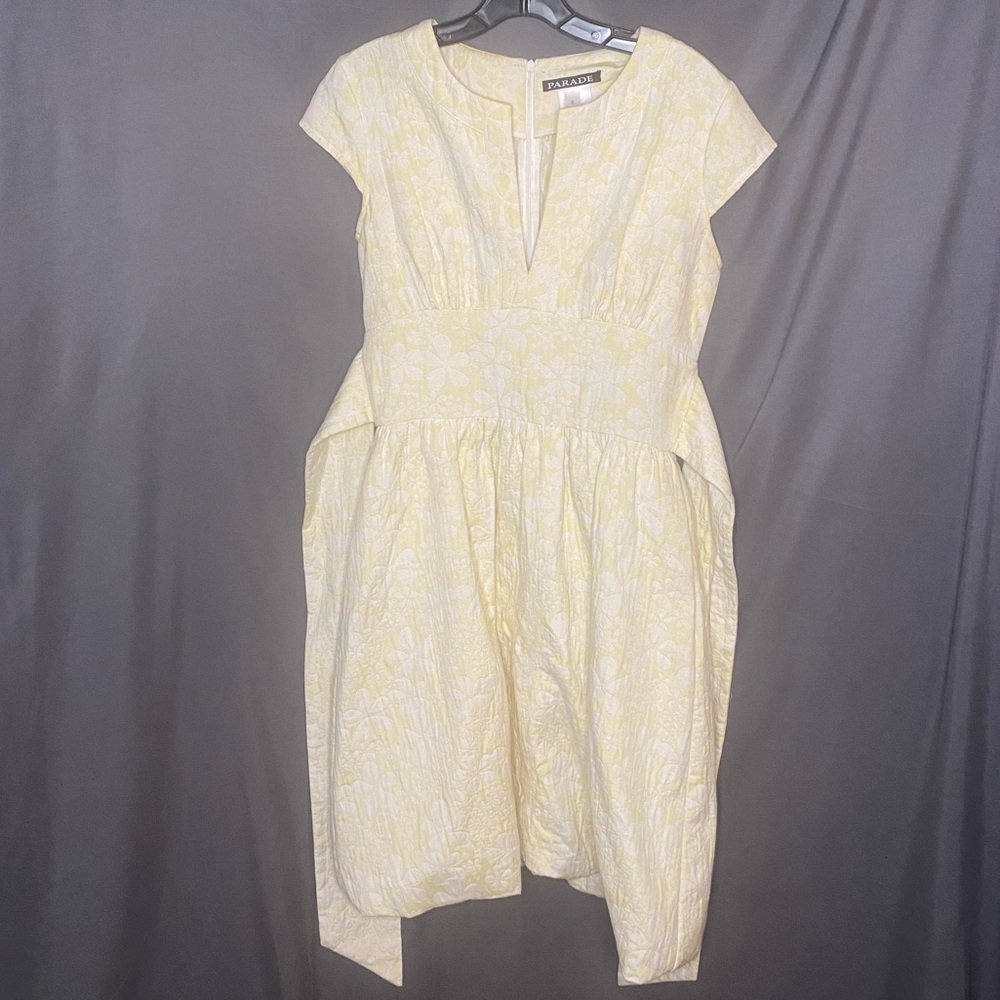 Adorable bubble skirt tie back dress